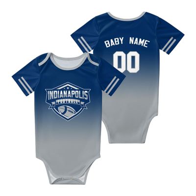 Indianapolis Custom Newborn Clothes,Baby Clothes,Personalized Name Number for Fans Newborn & Infants Gifts 3M-2T