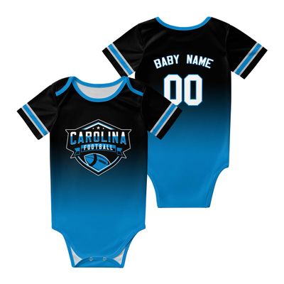 Carolina Custom Newborn Clothes,Baby Clothes,Personalized Name Number for Fans Newborn & Infants Gifts 3M-2T