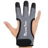 Seektop Archery Gloves Shooting Hunting Leather Three Finger Protector for Youth Adult Beginner view 1