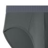 Maiyifu-GJ Men's Solid Color Stretch Fit Boxer Brief Traceless Classic Comfort Underpants Cotton Breathable Underwear (Gray 5PC,Large) view 2