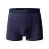 Maiyifu-GJ Men's Modal Traceless Underwear Comfort Athletic Hip Boxer Brief Breathable Solid Color Underpants (Blue 1PC,Large) view 1