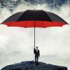 180cm Windproof Extra Large Umbrella for Rain, 10 Ribs, 210T High-density Fabric Golf Stick Umbrella, Sports Parasol Sun Umbrellas view 1