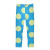 Aflyko Girls' Leggings Green Blue Polka Dot Kids Athletic Pants Dance Tights Yoga Ballet Running Workout Everyday Wear 5T view 1