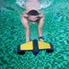 Underwater Sea Scooter 500W Electric Water Equipment, 1.8m/s Diving Scooter 60Mins Underwater Motor S1 Plus for Kids Adults Swimming Pool (Blue) (Yellow) view 2