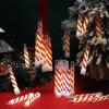 Wettarn 120 Pcs 4" Christmas Glow Sticks Light up Sticks Bright Candy Cane Light Stick Bulk Christmas Adults Camping Hiking Activities Blackout Storm Emergency(Red White) view 3
