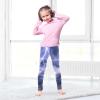 Aflyko Girls' Leggings Thunder Lightning Dark Sky Big Kids Athletic Pants Dance Tights Yoga Ballet Comfortable Soft Everyday Wear 9-10T view 2