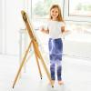 Aflyko Girls' Leggings Thunder Lightning Dark Sky Big Kids Athletic Pants Dance Tights Yoga Ballet Comfortable Soft Everyday Wear 9-10T view 4