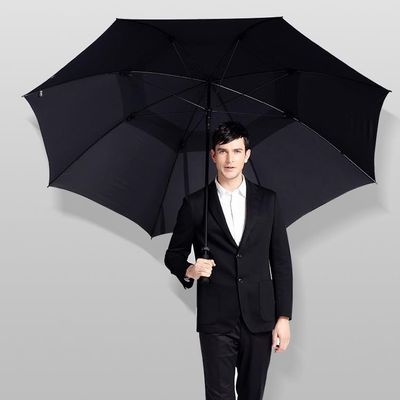 180cm Extra Large Umbrella, Stick Umbrellas, Business Black Umbrella, Automatic Open Golf Umbrella, Windproof, Waterproof, Parasol