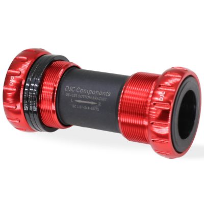 DJC Bike Bearing Bottom Bracket BSA 68-73mm English Threaded BB 24mm Spindle, Fit MTB Road Bike Hollow Deore XT SLX R7000 R8000 4700 5800 6800 IXF Prowheel(24-24mm red)