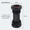 DJC Bike Bearing Bottom Bracket BSA 68-73mm English Threaded BB 24mm Spindle, Fit MTB Road Bike Hollow Deore XT SLX R7000 R8000 4700 5800 6800 IXF Prowheel(24-24mm red) view 2