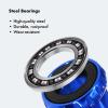 DJC Bike Bearing Bottom Bracket BSA 68-73mm English Threaded BB 24mm Spindle, Fit MTB Road Bike Hollow Deore XT SLX R7000 R8000 4700 5800 6800 IXF Prowheel(24-24mm red) view 4