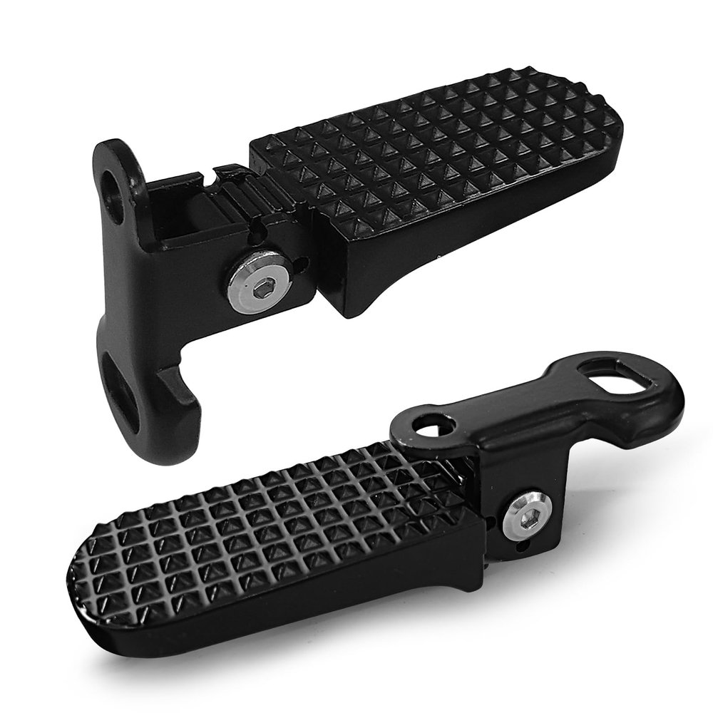 1 Pair Bike Rear Pedals,Mini Folding Bicycle Foot Pegs, Non-Slip Bicycle Footrests,Rear Seat Footrest Pedals for Mountain Bike E-Bike
