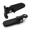 1 Pair Bike Rear Pedals,Mini Folding Bicycle Foot Pegs, Non-Slip Bicycle Footrests,Rear Seat Footrest Pedals for Mountain Bike E-Bike view 1