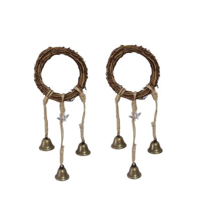 2 PCS The Witch's Wind Chimes, The Celtic Gate Wind Chimes, The Decorative Wind Chimes Placed Outside The Porch Garden Window, and The Green Leaves are The Blessing of The Tree'S Life (B)