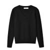 SMINLING Pinker Boys Sweater Pullover School Uniform V-Neck Soft Cotton Clothing(Black,5-6 Years) view 1