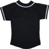 DIGITMON Kids Baseball Jersey Button Down Premium Hip Hop T Shirts Uniform Blackwhite 3-Month Infants view 4