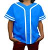 DIGITMON Kids Baseball Jersey Button Down Premium Sleeve Two-Striped T Shirts Uniform TURQWHITE 3Mo Infants view 1
