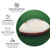 White Rugby Ball This Leather Coaster is Suitable for use in Restaurants, Kitchens, Offices, etc. view 4
