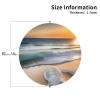 Sunset Over The Waves This Leather Coaster is Suitable for use in Restaurants, Kitchens, Offices, etc. view 3
