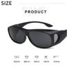 HCHES Night Vision Driver Goggles Yellow Len Sun Glasses Driving Glasses UV Protection Polarized Sunglasses Eyewear,oval yellow,One size view 2