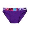 vastwit Kids Teenage Girls 3pcs Floral Printed Tankini Swimsuit Boyshort Top Bottom Set Hawaii Swimwear Bathing Suit Purple 14 Years view 4