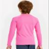 DEVOROPA Youth Boys Compression Thermal Shirt Long Sleeve Kids Fleece Baselayer Soccer Baseball Undershirt Pink XL view 3