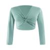 Adult Cotton Long Sleeves Ballet Dance Tops view 4