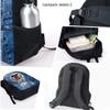 Forchrinse 3D Shark School Backpack for Boys 17 Inch Book Bags Kids School Bag and Lunch Box Tote Bag Children Primary Schoolbag view 4