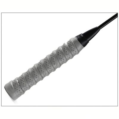 Badminton Racquet Replacement Grips,Anti Slip Tennis Racket Handle Grips,Badminton Racket Grip Tape Overgrips for Anti Slip and Sweat Absorbent Grip(Grey)