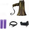 SAAKO Bullhorn Handheld Megaphone Camo Portable Bullhorn Speaker Rechargeable with Led Flashlight Adjustable Volume Handheld Amplifier Portable view 3