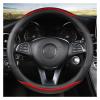 FUERU Car Steering Wheel Cover Set Car Steering Wheel Cover Simple Leather Stretch Breathable Car Interior (Color : 1#) view 1