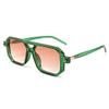 FEISEDY Vintage Square 70s Flat Aviator Sunglasses Women Men Classic Retro Stylish Frame UV400 Sunglasses B2622 view 1