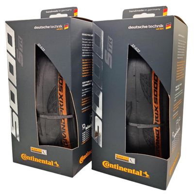 Continental Grand Prix 5000 S TR Tire - 700 x 32, Tubeless, Folding, Black/Transparent, BlackChili, Vectran Breaker, LazerGrip, ACT - Lightweight, Durable Tubeless Road Tire
