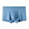 Maiyifu-GJ Men's Traceless Ultra-Thin Underwear Modal Fast Drying Breathable Underpants Solid Color Comfort Boxer Brief (Blue 1PC,Large)