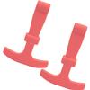 Omoojee Replacement Lid Latches, 2 Pack, Compatible with Yeti, RTIC Hard Coolers & Other Related Coolers, More Durable Rubber & Improved Design, Pink view 1