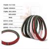 FUERU Car Steering Wheel Cover Set Car Steering Wheel Cover Comfortable Leather Sweat-Absorbing and Breathable Car Interior (Color : 2#) view 2