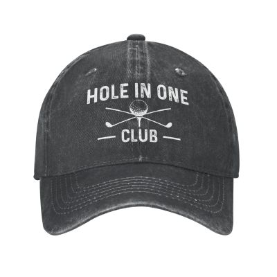 Beafoliya Funny Hat Holes in One Club Cap for Men Baseball Cap Graphic Caps Black