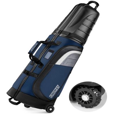 findway Golf Travel Bags for Airlines with Wheels and ABS Hard Case Top, Protect Your Clubs, Lightweight and Easy to Maneuver