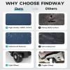 findway Golf Travel Bags for Airlines with Wheels and ABS Hard Case Top, Protect Your Clubs, Lightweight and Easy to Maneuver view 4