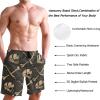 visesunny Mens Swim Trunks Quick Dry Swim Shorts with Mesh Lining Skull Jolly Roger Abstract Pattern Swimwear Bathing Suits view 3
