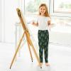 Aflyko Girls' Leggings Dragon Scales Green Kids Athletic Pants Dance Tights Yoga Ballet Running Workout Everyday Wear 5T view 4