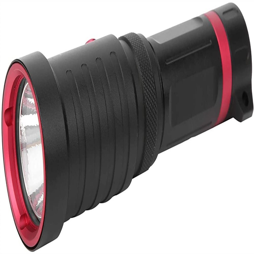 FIXCOR Flashlight, Strong Brightness Waterproof Flashlight Amphibious Diving Torch
