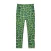 Aflyko Girls' Leggings Green Alligator Skin Kids Athletic Pants Dance Tights Yoga Ballet Running Workout Everyday Wear 5T view 1