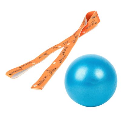 BESPORTBLE 1set Yoga Stretch Band and Resistance Yoga for and Physical Therapy Non- Grip for Improved Flexibility and Balance Orange