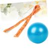 BESPORTBLE 1set Yoga Stretch Band and Resistance Yoga for and Physical Therapy Non- Grip for Improved Flexibility and Balance Orange view 2