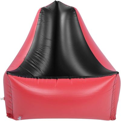 FIXCOR Inflatable Lounger Chair,Outdoor Inflatable Foldable Water Lounger Chair Sofas Air Bed for Midday Rest Camping Red 85x85x85cm