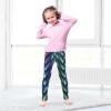 Aflyko Girls' Leggings Dragon Scales Bright Galaxy Kids Athletic Pants Dance Tights Yoga Ballet Running Workout Everyday Wear 5T view 2