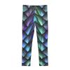 Aflyko Girls' Leggings Dragon Scales Bright Galaxy Kids Athletic Pants Dance Tights Yoga Ballet Running Workout Everyday Wear 5T view 3