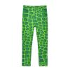 Aflyko Girls' Leggings Alligator Skin Green Big Kids Athletic Pants Dance Tights Yoga Ballet Comfortable Soft Everyday Wear 9-10T view 1