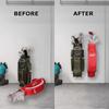 BiJun Golf Bag Organizer, Golf Bag Storage Organizer for Garage Wall Mount Golf Bag Holder Rack Stand Golf Bag Storage Rack Hangers for Storage Space for Garage view 4
